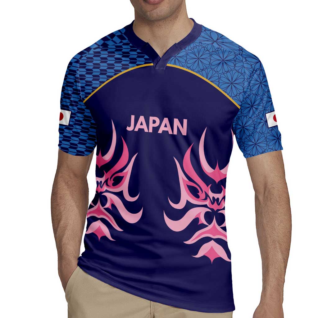Twenty20 Japan Cricket Custom Rugby Jersey Retro Blue Version - Wonder Print Shop
