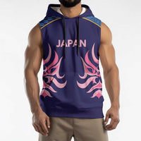 Twenty20 Japan Cricket Custom Sleeveless Hoodie Retro Blue Version - Wonder Print Shop