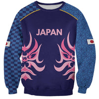 Twenty20 Japan Cricket Custom Sweatshirt Retro Blue Version - Wonder Print Shop