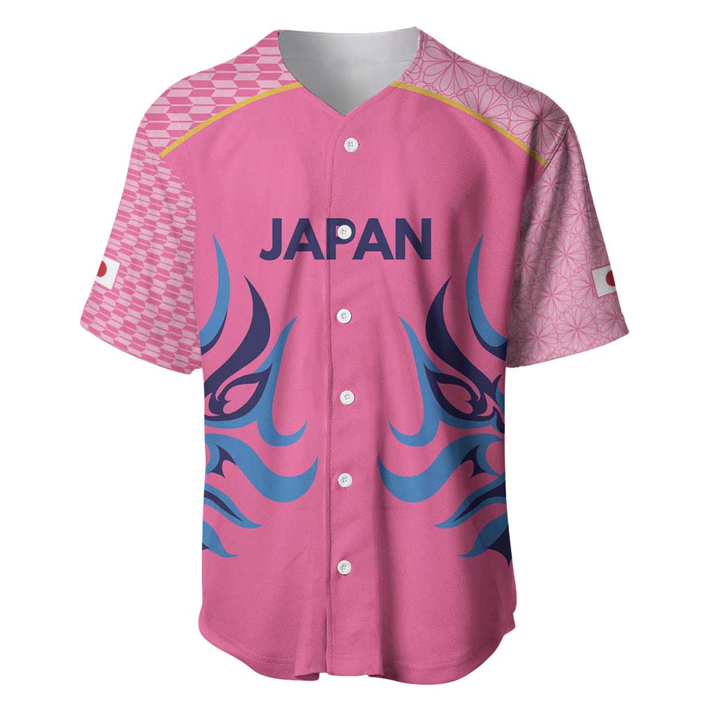 Twenty20 Japan Cricket Custom Baseball Jersey Retro Pink Version - Wonder Print Shop