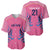 Twenty20 Japan Cricket Custom Baseball Jersey Retro Pink Version - Wonder Print Shop