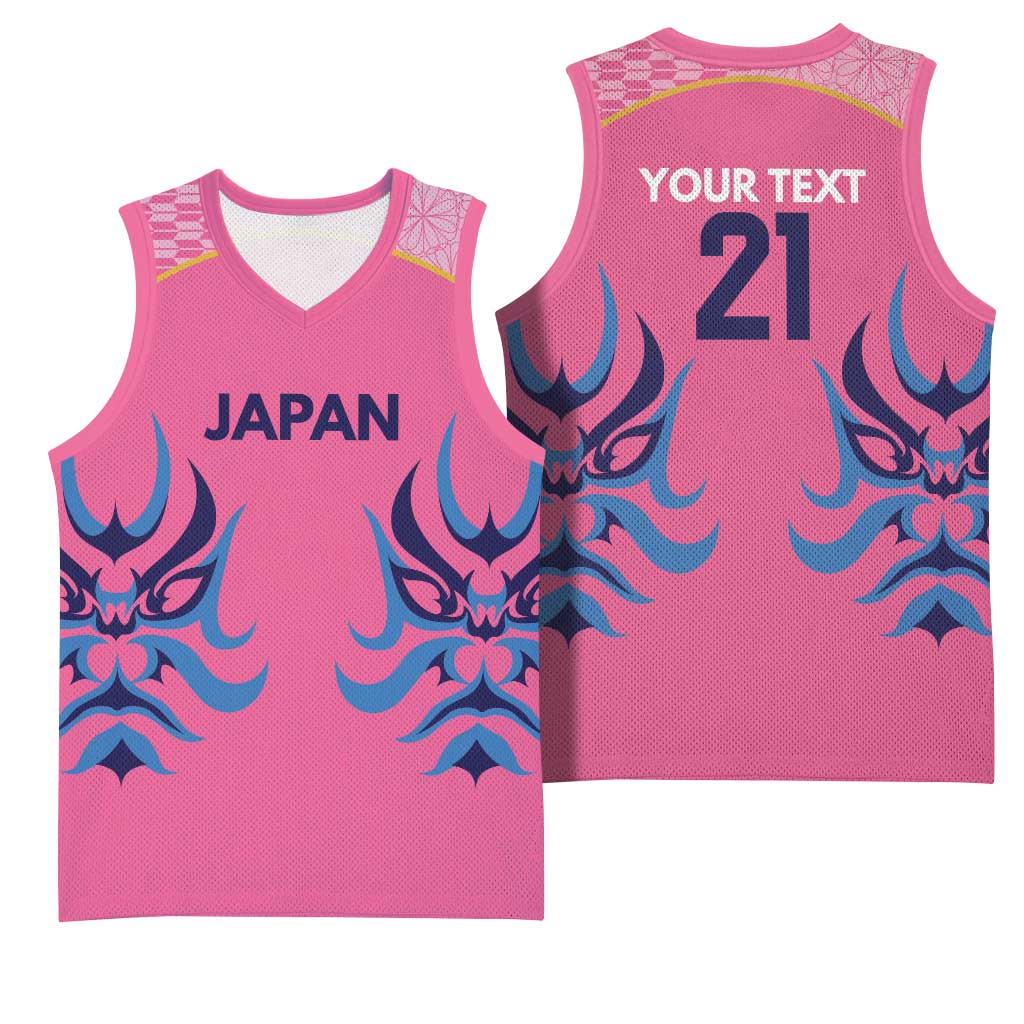 Twenty20 Japan Cricket Custom Basketball Jersey Retro Pink Version - Wonder Print Shop