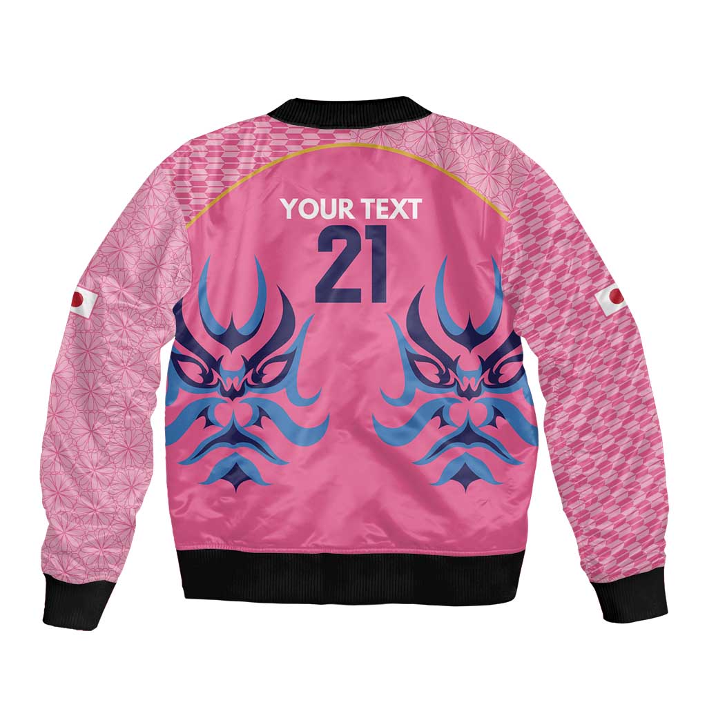 Twenty20 Japan Cricket Custom Bomber Jacket Retro Pink Version - Wonder Print Shop