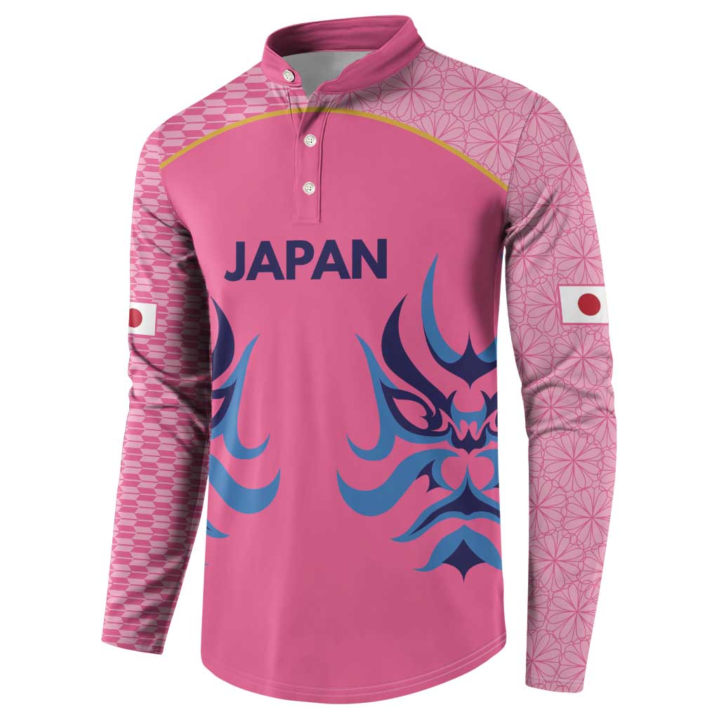 Twenty20 Japan Cricket Custom Button Sweatshirt Retro Pink Version - Wonder Print Shop