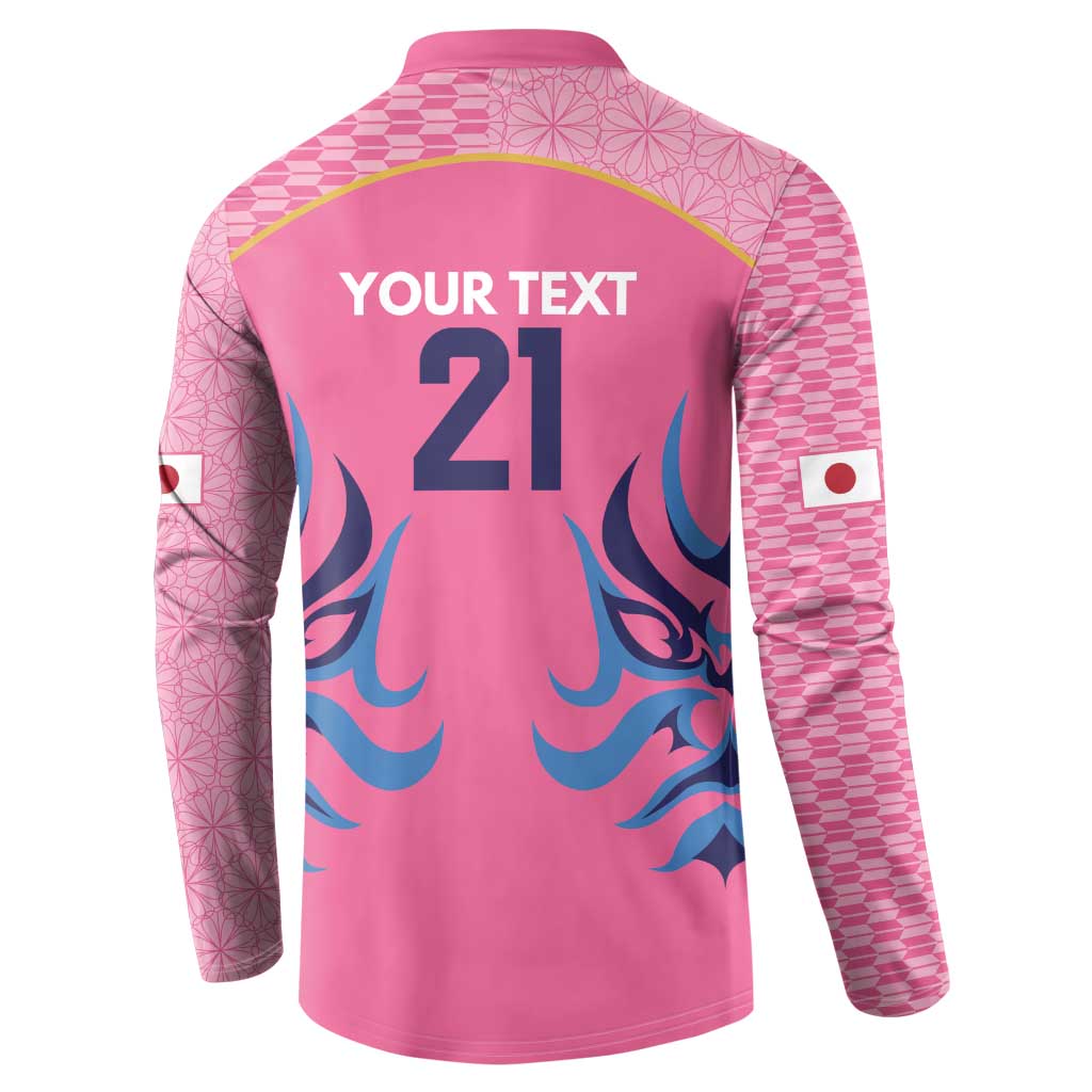 Twenty20 Japan Cricket Custom Button Sweatshirt Retro Pink Version - Wonder Print Shop