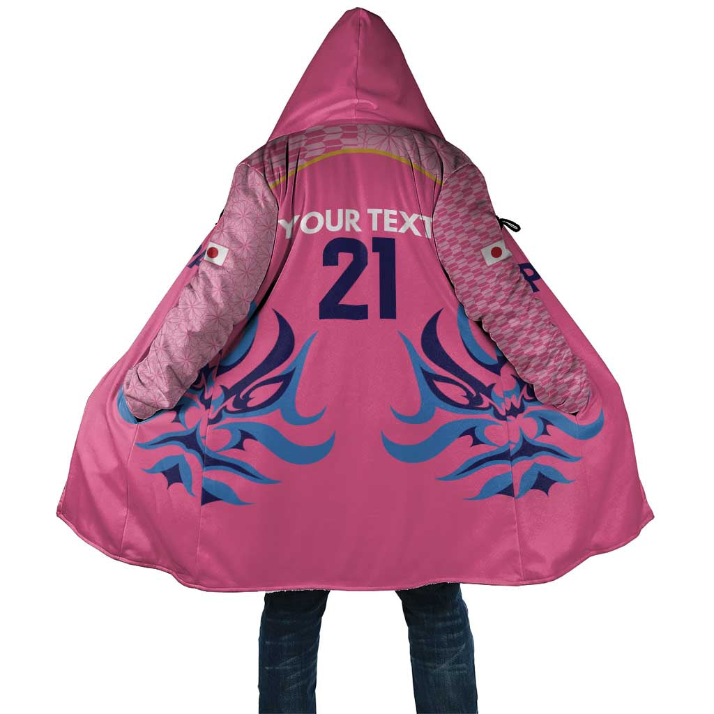 Twenty20 Japan Cricket Custom Cloak Retro Pink Version - Wonder Print Shop