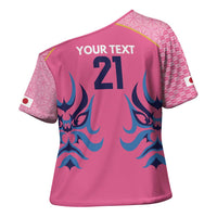 Twenty20 Japan Cricket Custom Cross Shoulder Shirt Retro Pink Version - Wonder Print Shop