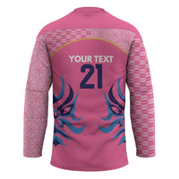 Twenty20 Japan Cricket Custom Hockey Jersey Retro Pink Version - Wonder Print Shop