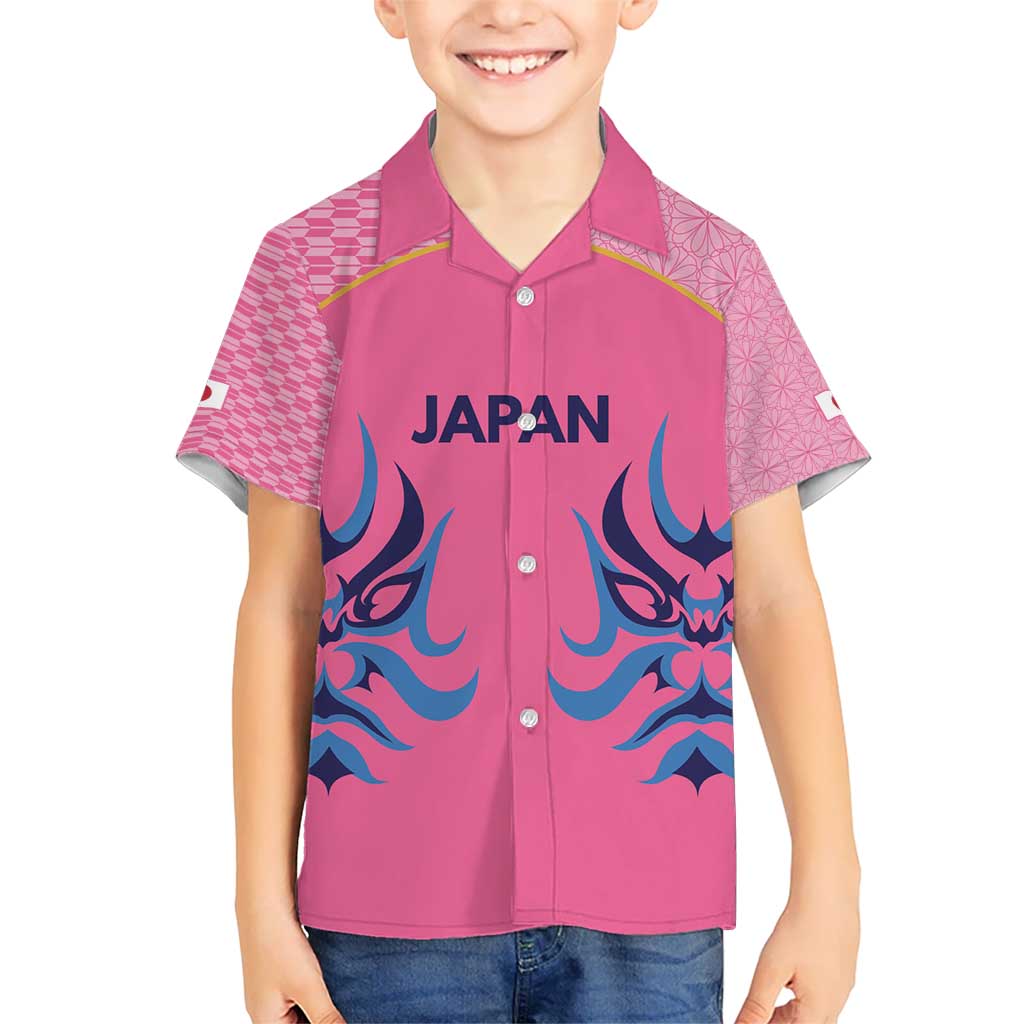 Twenty20 Japan Cricket Custom Kid Hawaiian Shirt Retro Pink Version - Wonder Print Shop