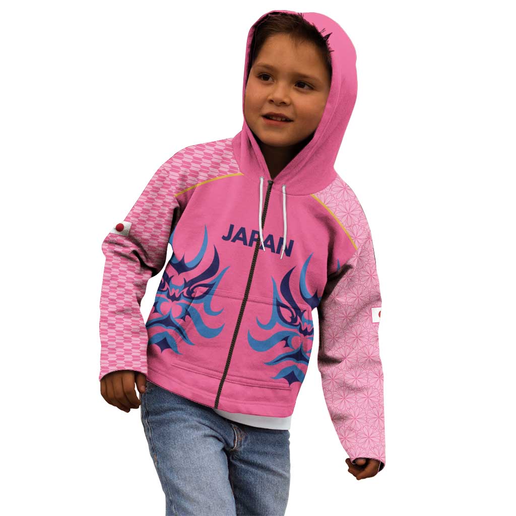 Twenty20 Japan Cricket Custom Kid Hoodie Retro Pink Version - Wonder Print Shop