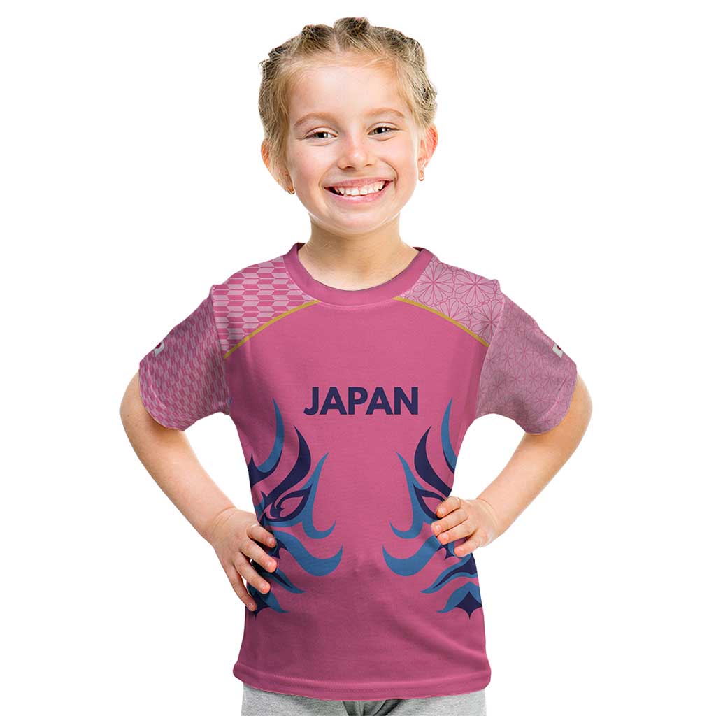 Twenty20 Japan Cricket Custom Kid T Shirt Retro Pink Version - Wonder Print Shop