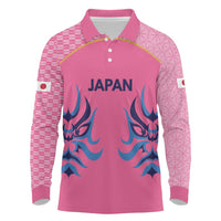 Twenty20 Japan Cricket Custom Long Sleeve Polo Shirt Retro Pink Version - Wonder Print Shop