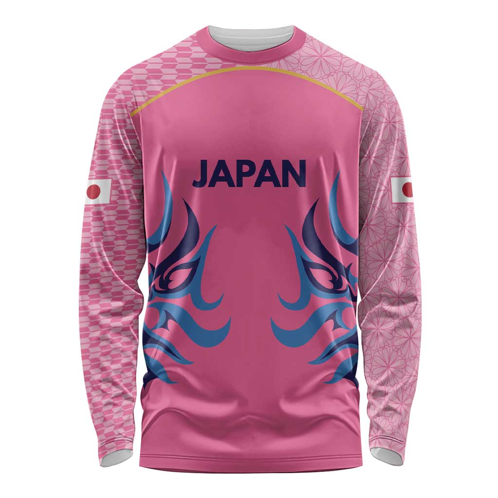 Twenty20 Japan Cricket Custom Long Sleeve Shirt Retro Pink Version - Wonder Print Shop