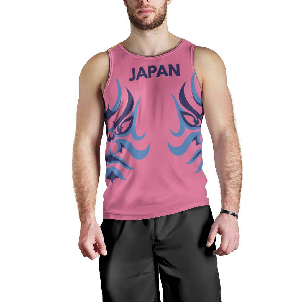 Twenty20 Japan Cricket Custom Men Tank Top Retro Pink Version - Wonder Print Shop