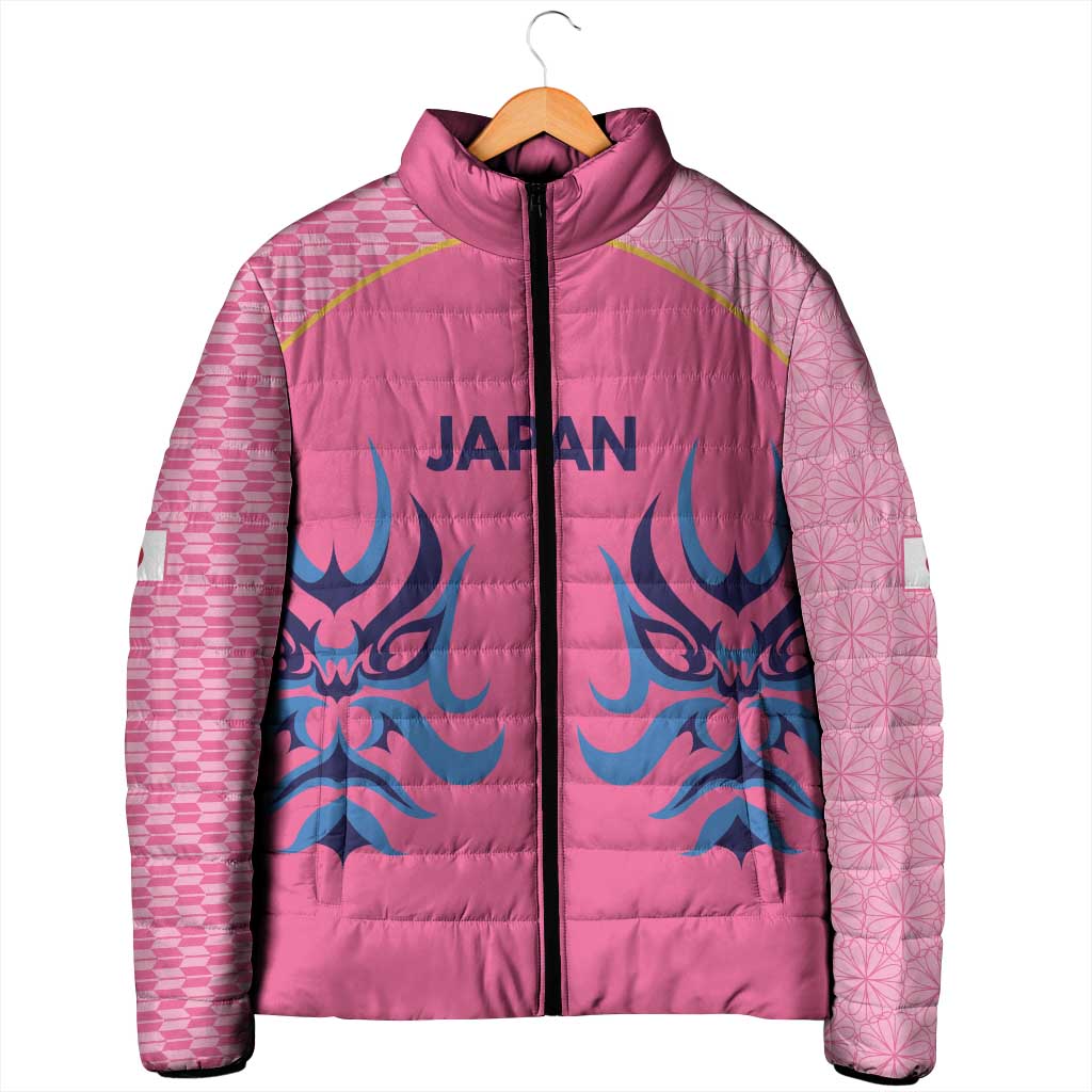 Twenty20 Japan Cricket Custom Padded Jacket Retro Pink Version - Wonder Print Shop