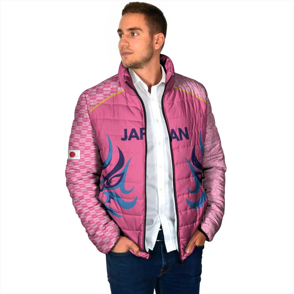Twenty20 Japan Cricket Custom Padded Jacket Retro Pink Version - Wonder Print Shop