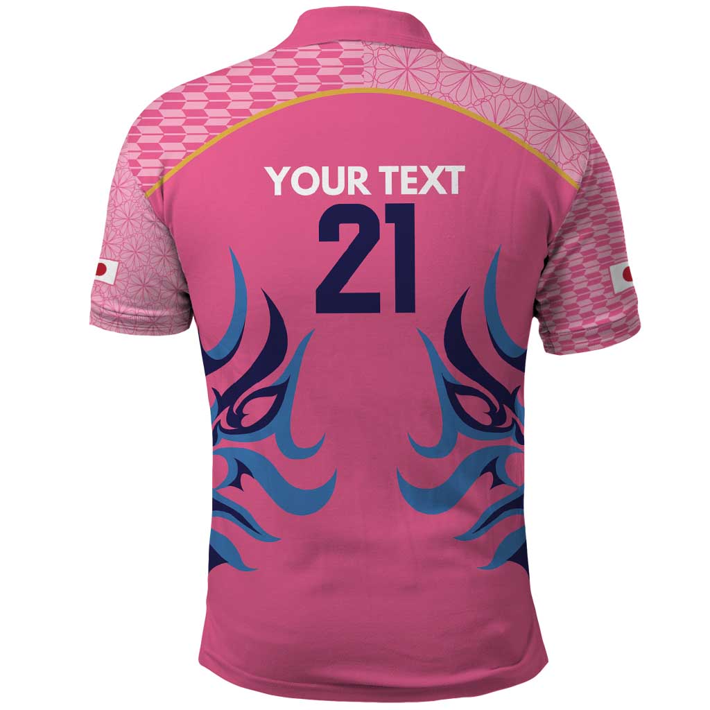 Twenty20 Japan Cricket Custom Polo Shirt Retro Pink Version - Wonder Print Shop