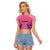 Twenty20 Japan Cricket Custom Raglan Cropped T Shirt Retro Pink Version - Wonder Print Shop