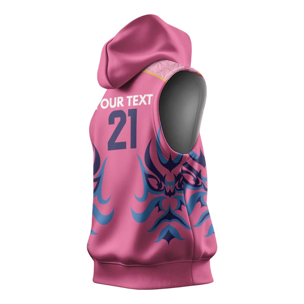 Twenty20 Japan Cricket Custom Sleeveless Hoodie Retro Pink Version - Wonder Print Shop