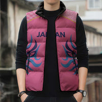 Twenty20 Japan Cricket Custom Sleeveless Puffer Jacket Retro Pink Version - Wonder Print Shop