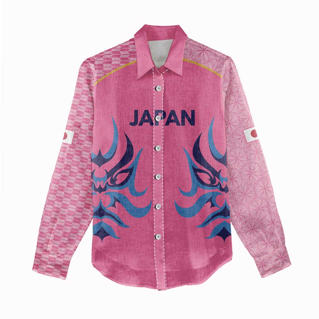 Twenty20 Japan Cricket Custom Women Casual Shirt Retro Pink Version - Wonder Print Shop