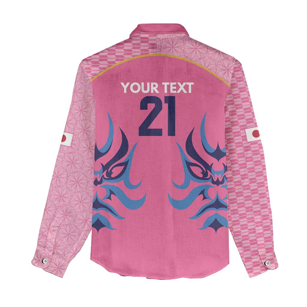 Twenty20 Japan Cricket Custom Women Casual Shirt Retro Pink Version - Wonder Print Shop