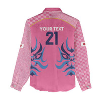 Twenty20 Japan Cricket Custom Women Casual Shirt Retro Pink Version - Wonder Print Shop