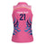 Twenty20 Japan Cricket Custom Women Sleeveless Polo Shirt Retro Pink Version - Wonder Print Shop