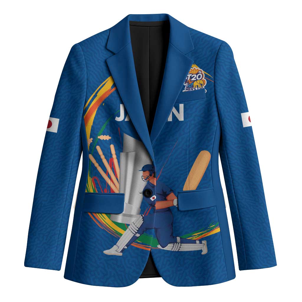 Custom Cricket Japan East Asia-Pacific Blazer Japan Momentum Unleashed - Wonder Print Shop
