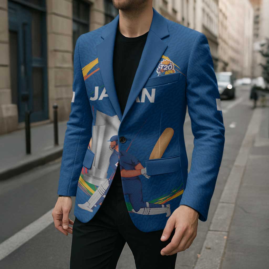 Custom Cricket Japan East Asia-Pacific Blazer Japan Momentum Unleashed - Wonder Print Shop