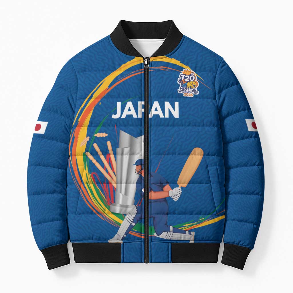 Custom Cricket Japan East Asia-Pacific Bomber Puffer Jacket Japan Momentum Unleashed - Wonder Print Shop