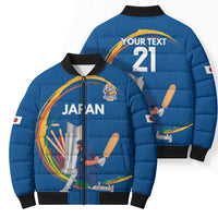 Custom Cricket Japan East Asia-Pacific Bomber Puffer Jacket Japan Momentum Unleashed - Wonder Print Shop
