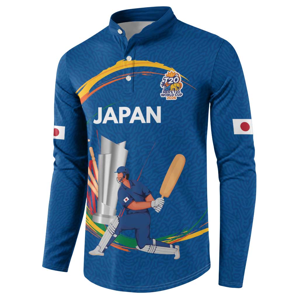 Custom Cricket Japan East Asia-Pacific Button Sweatshirt Japan Momentum Unleashed - Wonder Print Shop