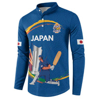 Custom Cricket Japan East Asia-Pacific Button Sweatshirt Japan Momentum Unleashed - Wonder Print Shop