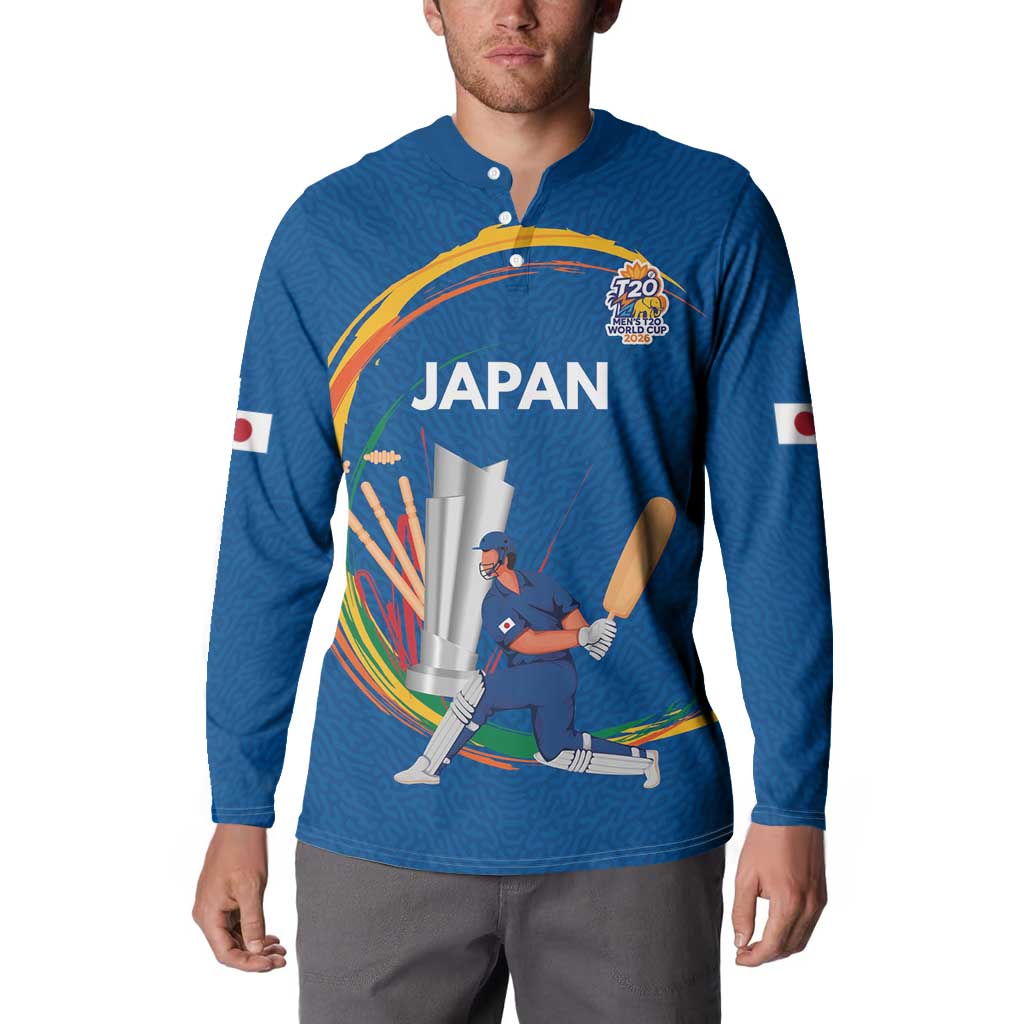 Custom Cricket Japan East Asia-Pacific Button Sweatshirt Japan Momentum Unleashed - Wonder Print Shop