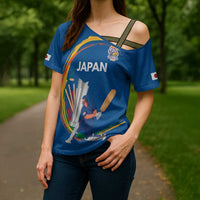 Custom Cricket Japan East Asia-Pacific Cross Shoulder Shirt Japan Momentum Unleashed - Wonder Print Shop