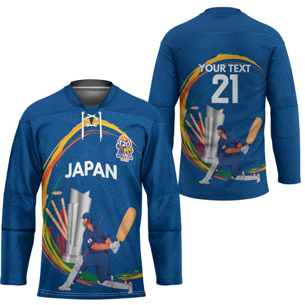 Custom Cricket Japan East Asia-Pacific Hockey Jersey Japan Momentum Unleashed - Wonder Print Shop