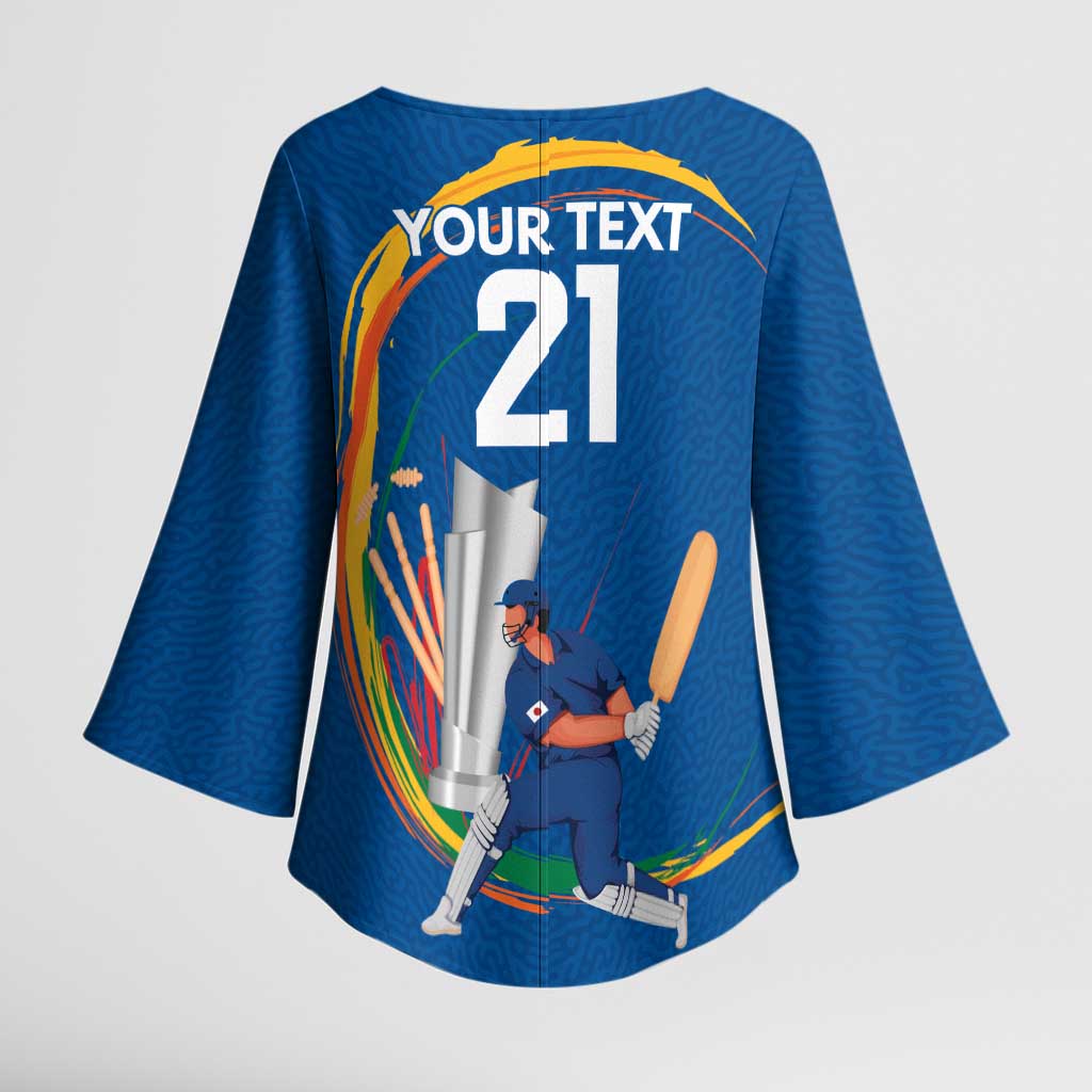 Custom Cricket Japan East Asia-Pacific Kimono Sleeve Blouse Japan Momentum Unleashed - Wonder Print Shop