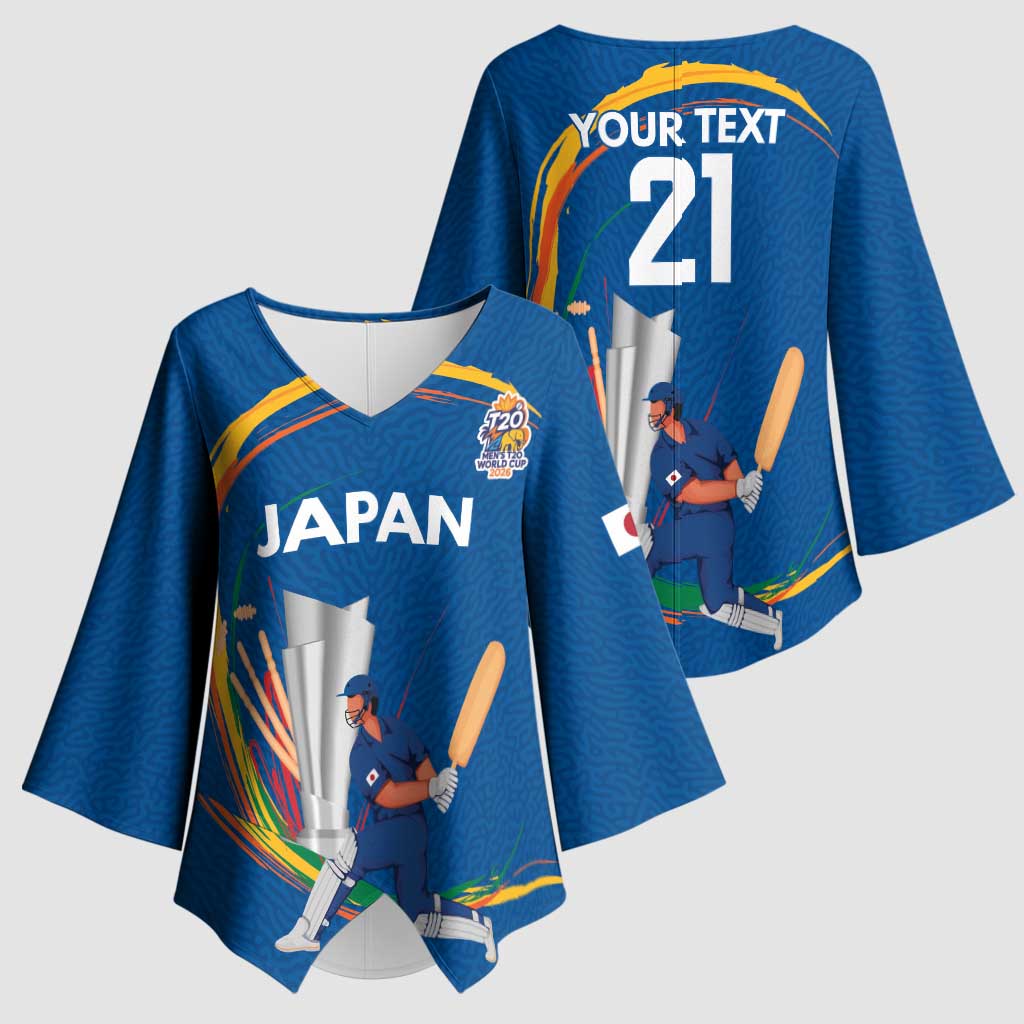 Custom Cricket Japan East Asia-Pacific Kimono Sleeve Blouse Japan Momentum Unleashed - Wonder Print Shop