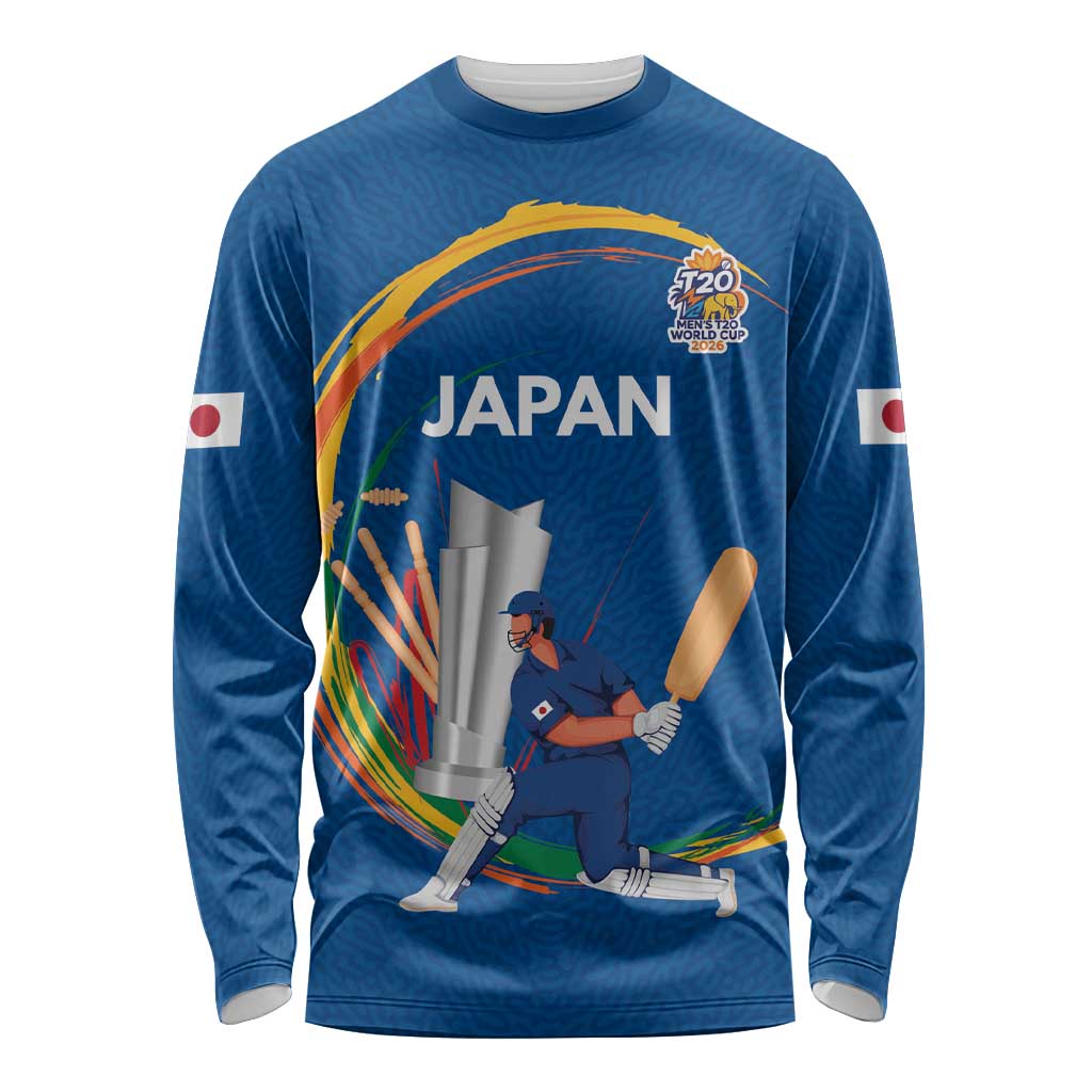 Custom Cricket Japan East Asia-Pacific Long Sleeve Shirt Japan Momentum Unleashed - Wonder Print Shop