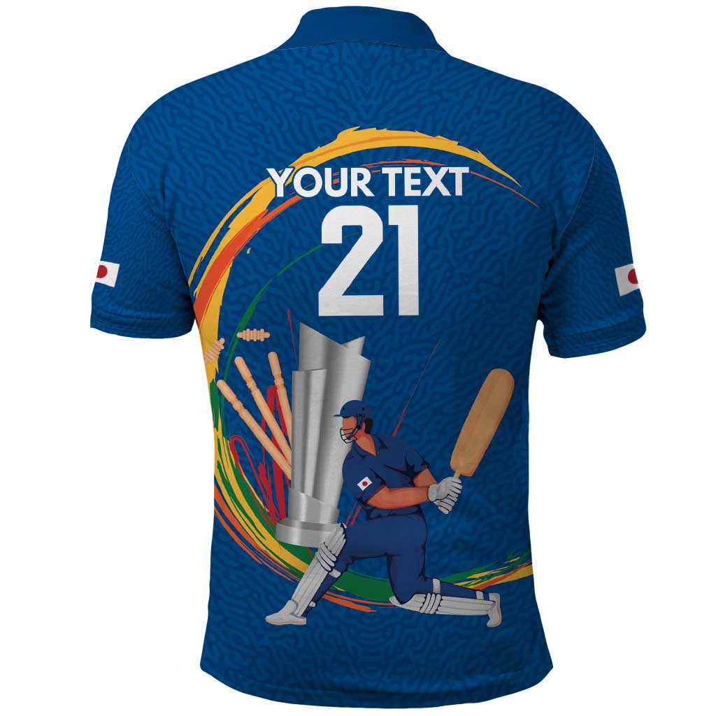 Custom Cricket Japan East Asia-Pacific Polo Shirt Japan Momentum Unleashed - Wonder Print Shop