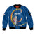 Custom Cricket Japan East Asia-Pacific Sleeve Zip Bomber Jacket Japan Momentum Unleashed - Wonder Print Shop