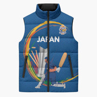 Custom Cricket Japan East Asia-Pacific Sleeveless Puffer Jacket Japan Momentum Unleashed - Wonder Print Shop