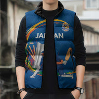 Custom Cricket Japan East Asia-Pacific Sleeveless Puffer Jacket Japan Momentum Unleashed - Wonder Print Shop