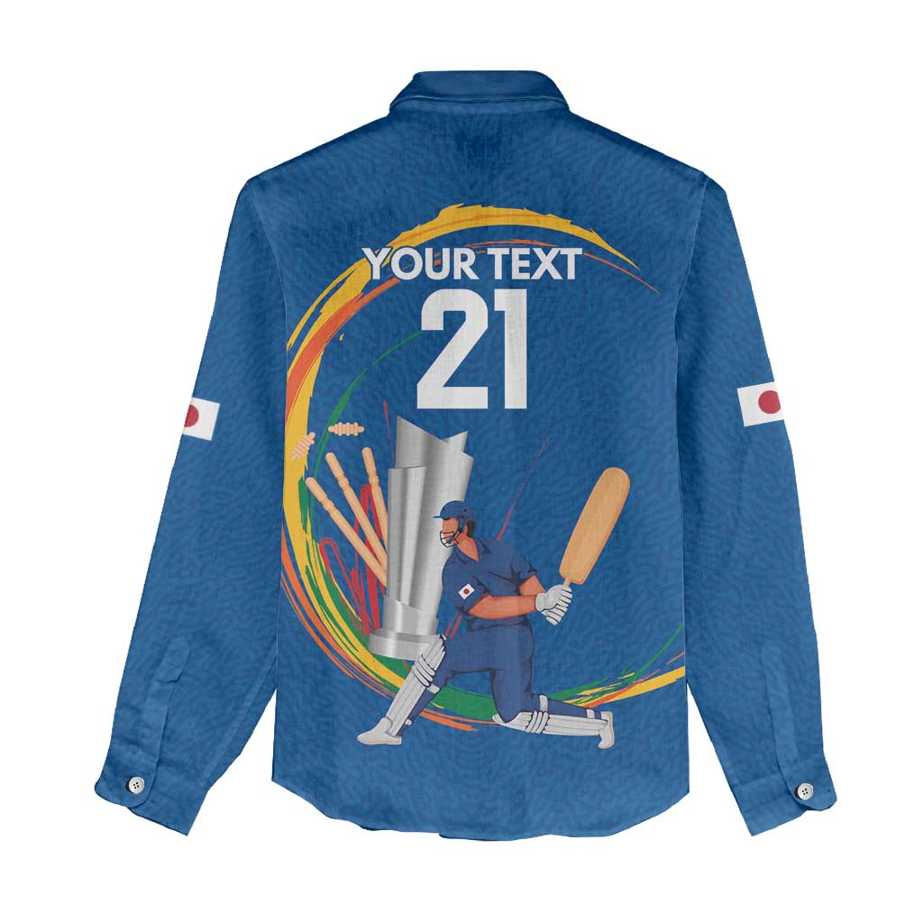 Custom Cricket Japan East Asia-Pacific Women Casual Shirt Japan Momentum Unleashed - Wonder Print Shop