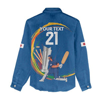 Custom Cricket Japan East Asia-Pacific Women Casual Shirt Japan Momentum Unleashed - Wonder Print Shop