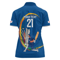 Custom Cricket Japan East Asia-Pacific Women Polo Shirt Japan Momentum Unleashed - Wonder Print Shop