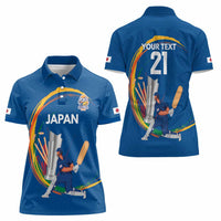 Custom Cricket Japan East Asia-Pacific Women Polo Shirt Japan Momentum Unleashed - Wonder Print Shop