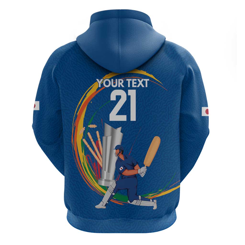 Custom Cricket Japan East Asia-Pacific Zip Hoodie Japan Momentum Unleashed - Wonder Print Shop