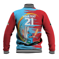 Custom Cricket Kuwait East Asia-Pacific Baseball Jacket Kuwait Chase for Triumph - Wonder Print Shop